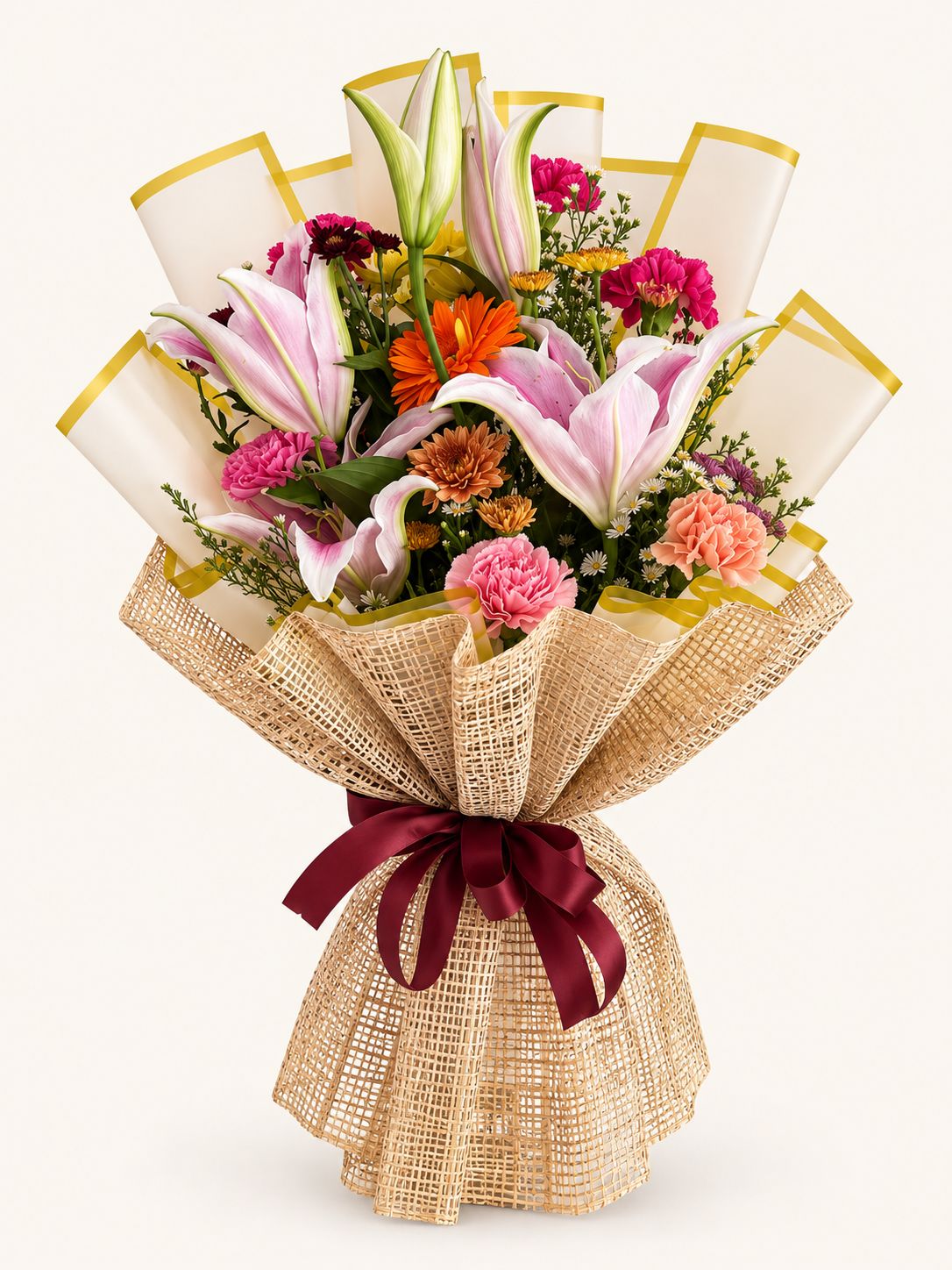 Garden of Us — Pink Mixed Flower Bouquet