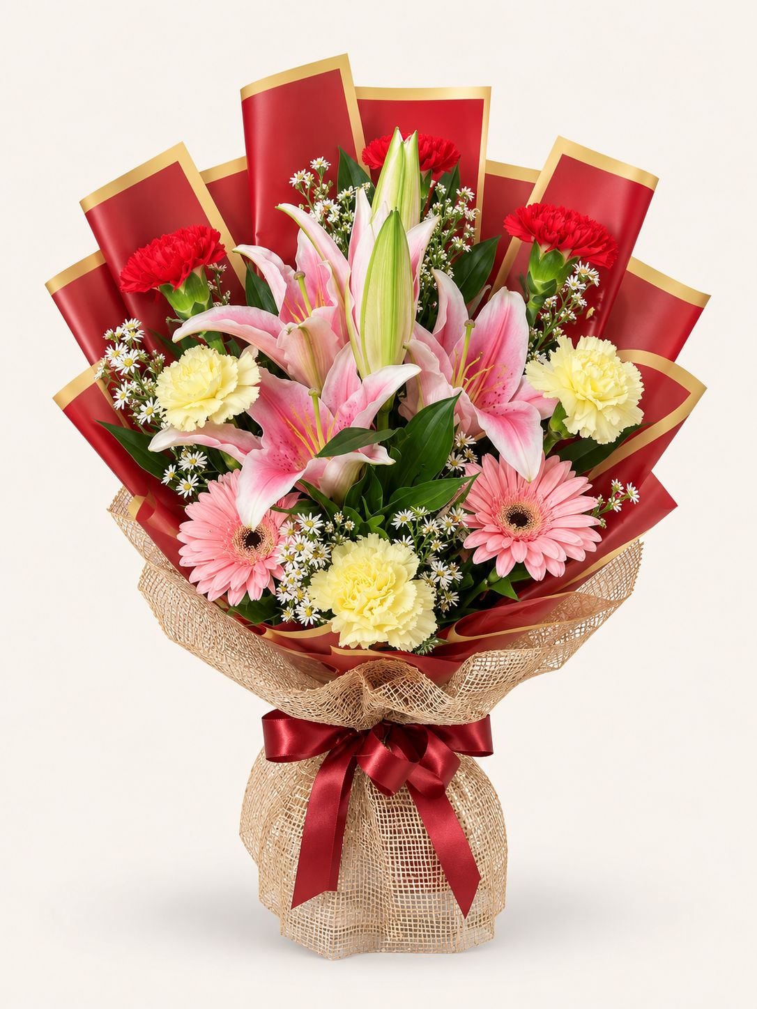 Royal Affair — White Lily Bouquet
