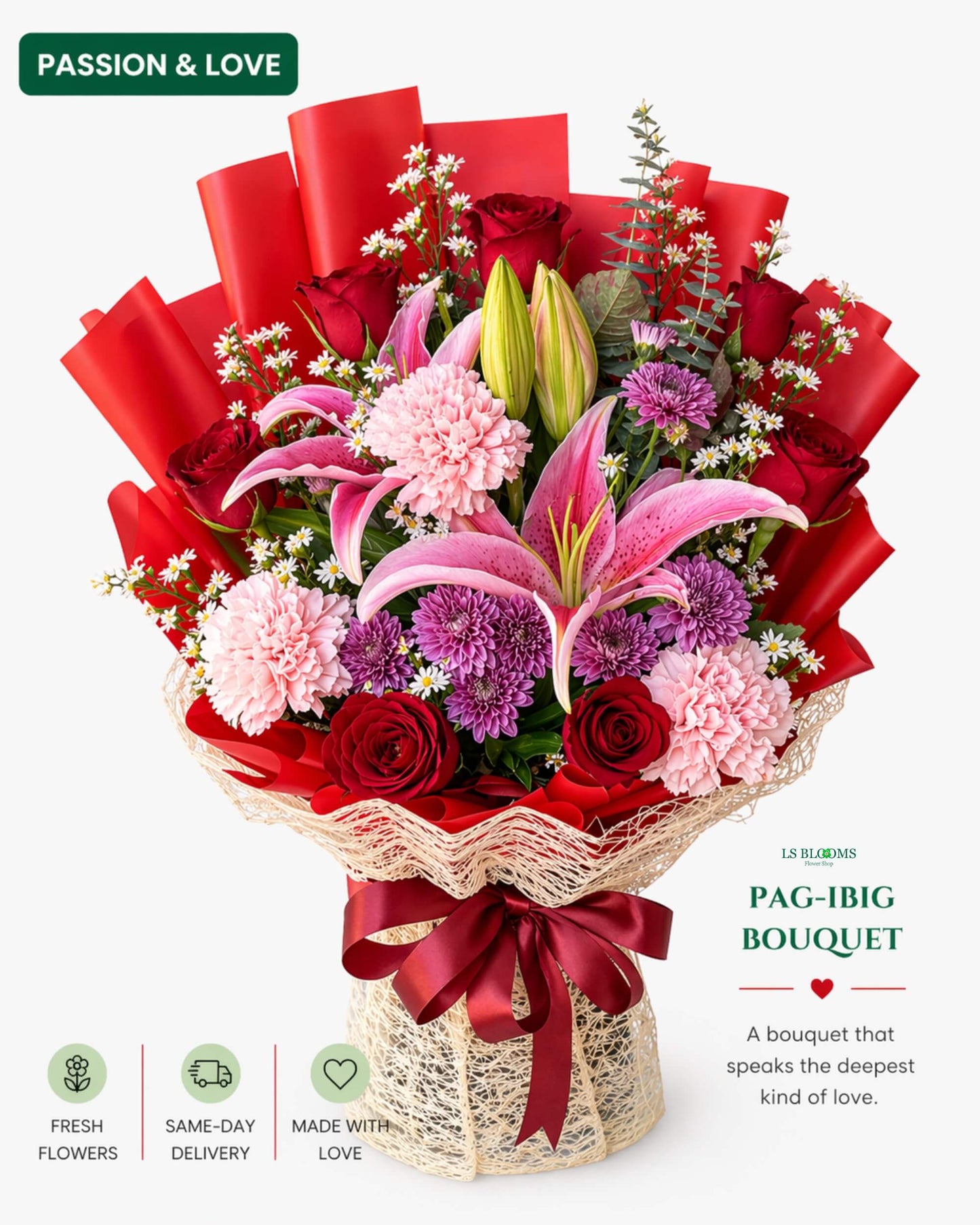Pag-ibig Bouquet (Round)
