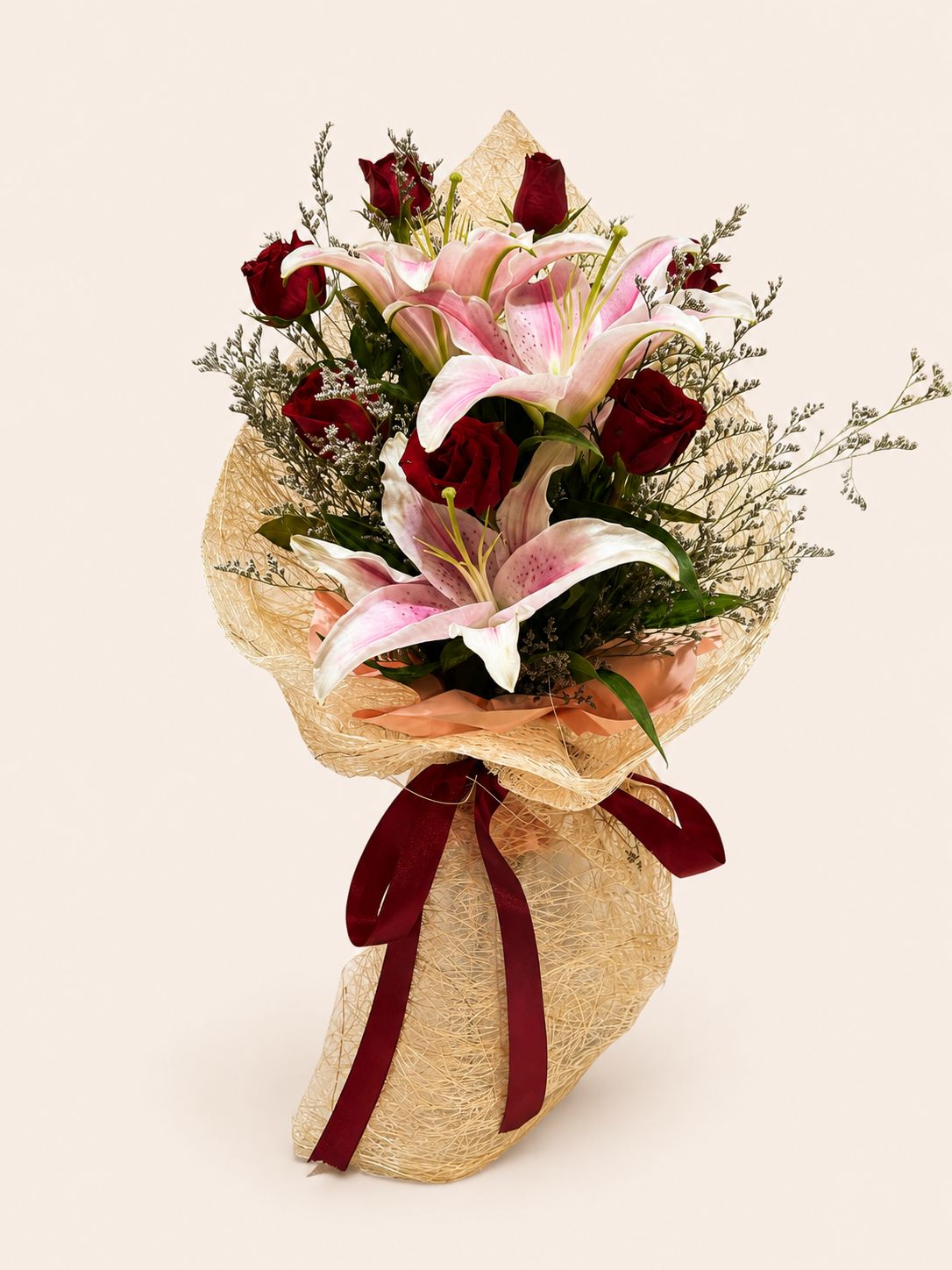 Soft Spot — Pink and White Mixed Flower Bouquet