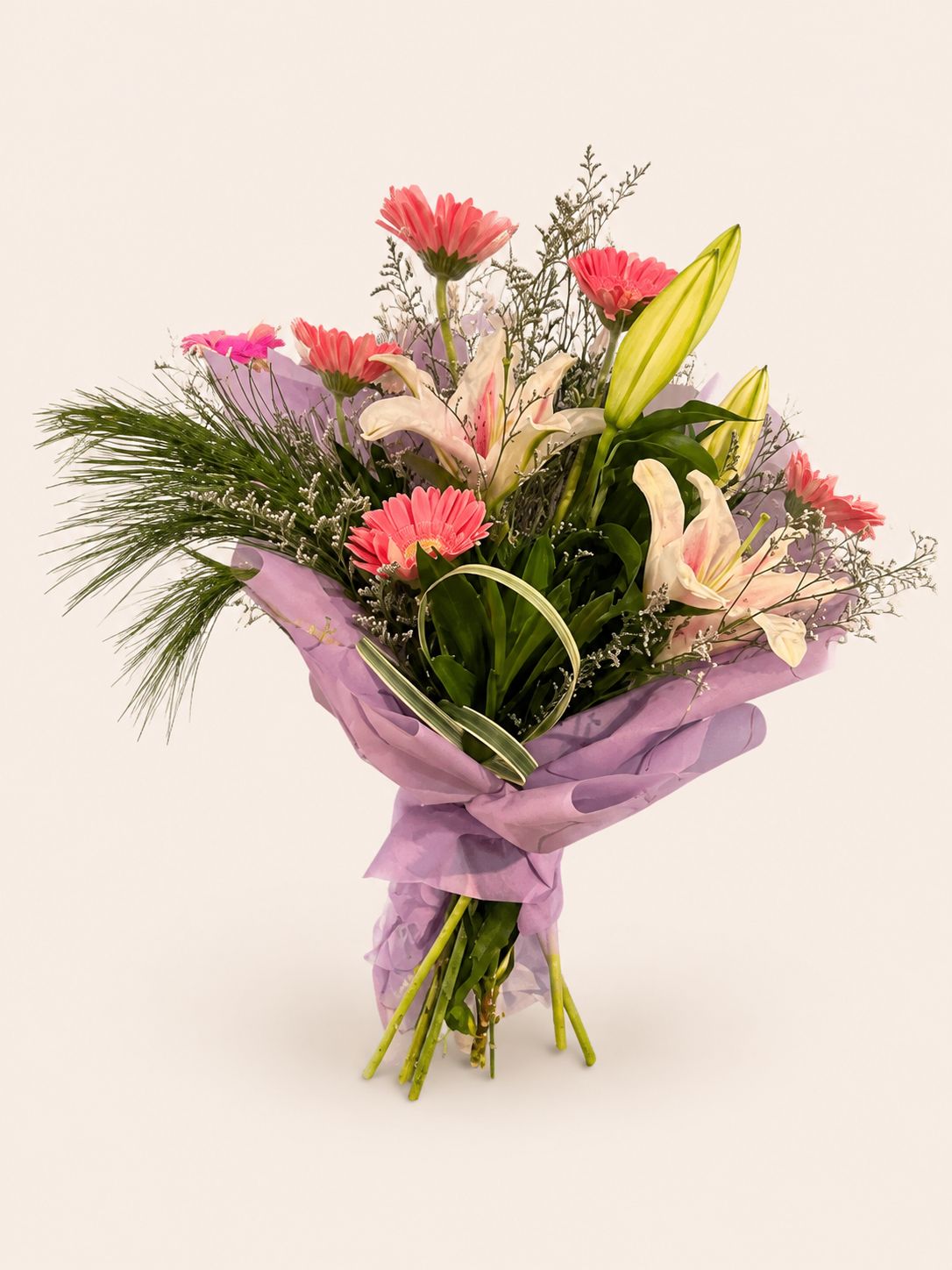 Always & Forever — Pink and White Mixed Bouquet